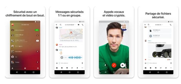 12 applications de messagerie sécurisée pour Android et iOS