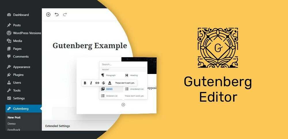 Gutenberg Block Editor