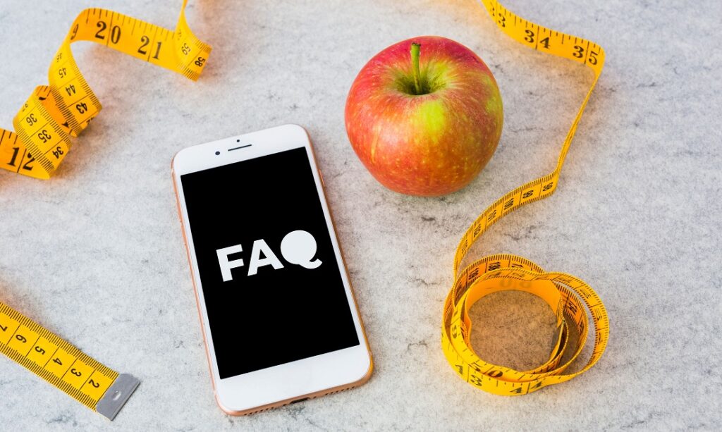 Questions fréquentes sur les applications de comptage de calories