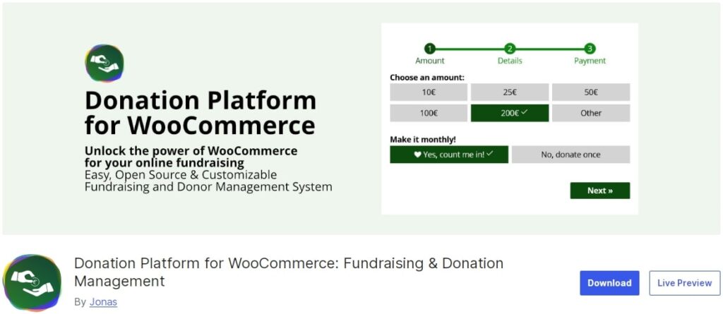 WooCommerce Donation Plugin