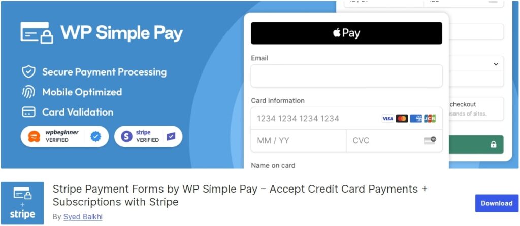 WP Simple Pay