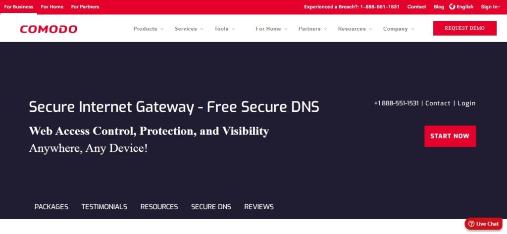 Comodo Secure DNS