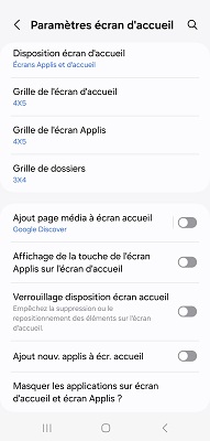Cacher une application 02