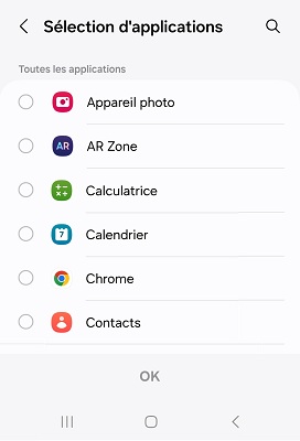 Cacher une application 03