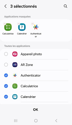 Cacher une application 04
