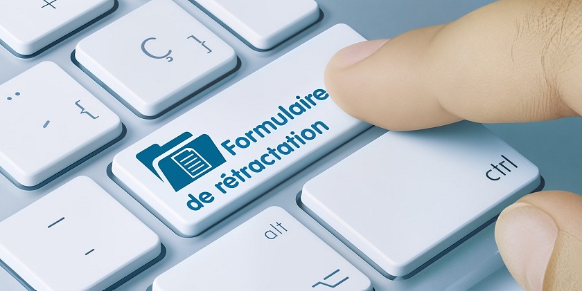 Le droit de rétractation du client
