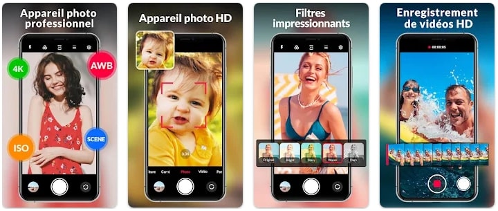 XCamera (Appareil photo HD pour Android)