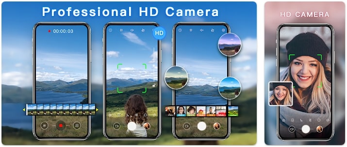 Caméra – Snap rapide & filtre
