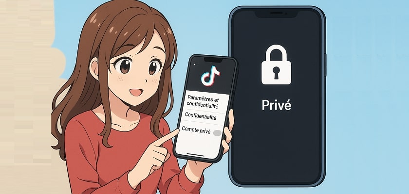 TikTok : comment rendre votre compte privé