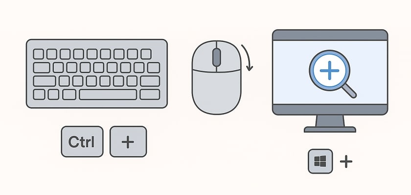 Comment zoomer et dézoomer sur un PC