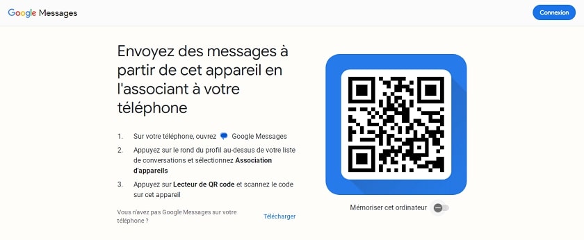 QR code Google Message