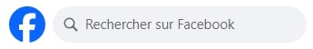 Recherche sur Facebook