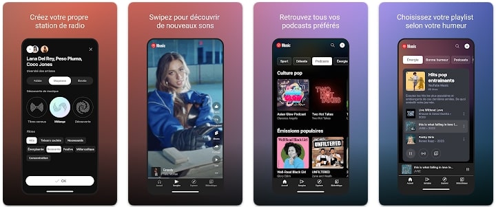 YouTube et YouTube Music