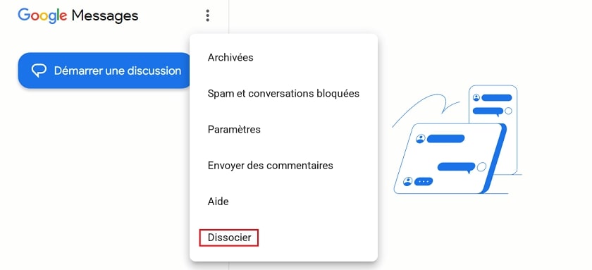 déconnecter depuis le PC