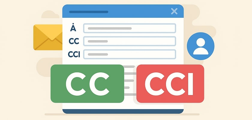Cc et Cci dans un e-mail : c’est quoi la différence ?