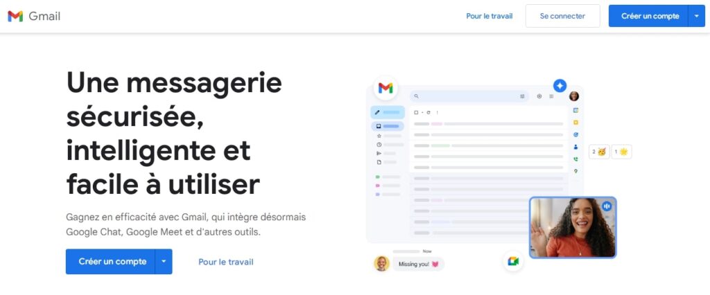 site de Gmail