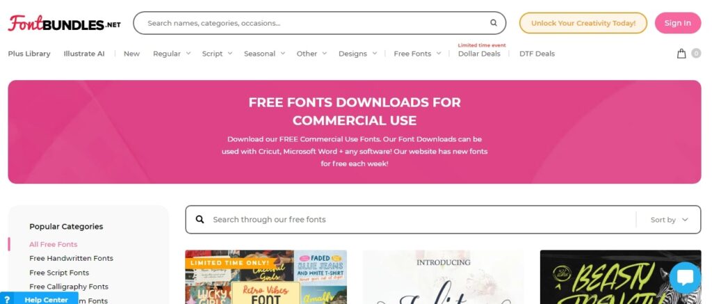 Font Bundles