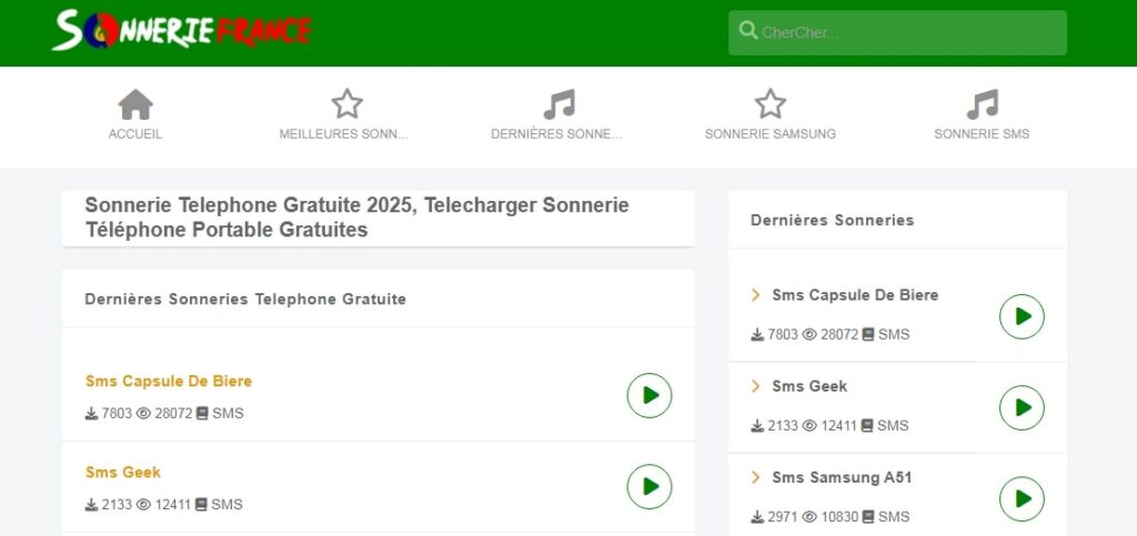 Sonnerie France
