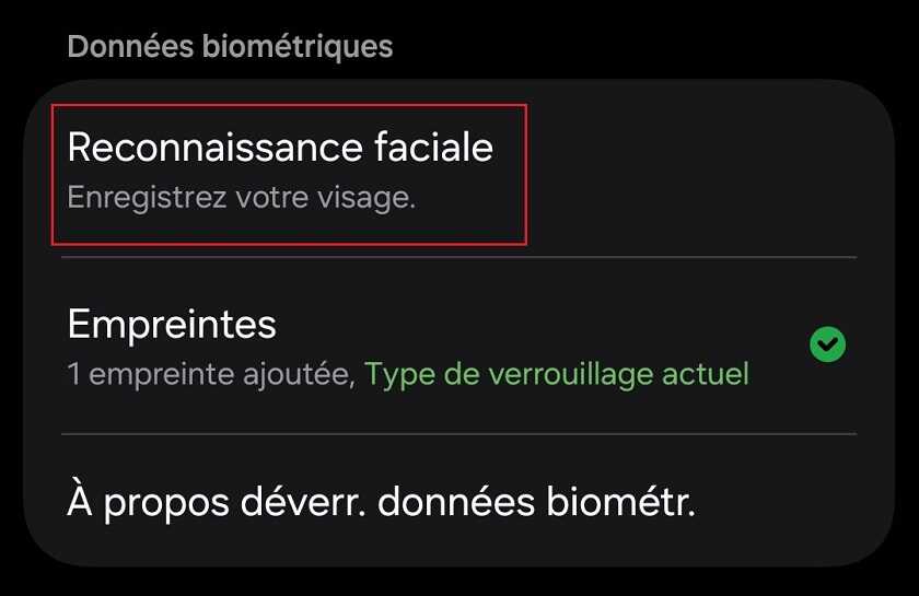 Reconnaissance faciale