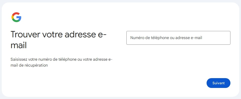 Si vous avez oublié votre adresse e-mail