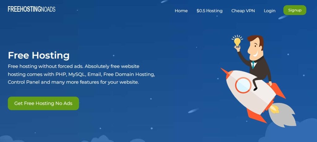 Free Hosting No Ads