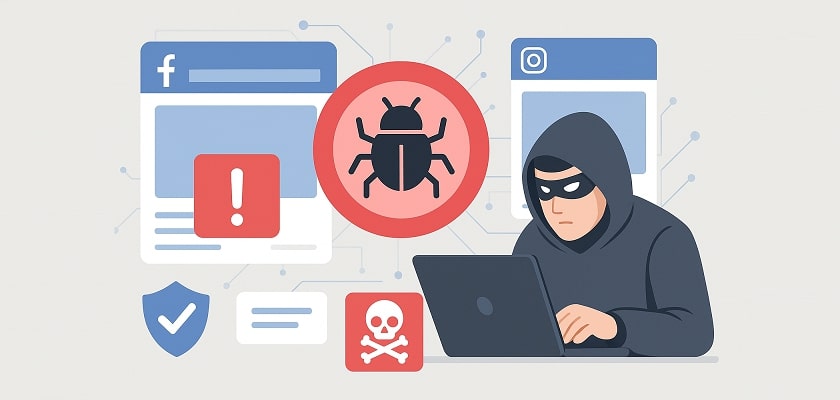Comment les malwares circulent sur Facebook et Instagram (et comment les repérer)