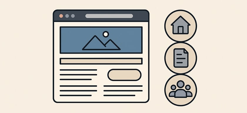 Les pages essentielles à intégrer dans un site web