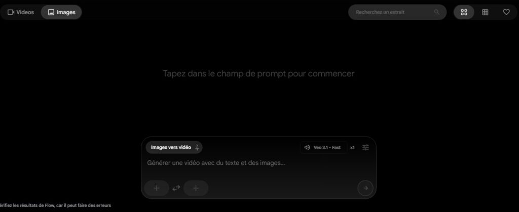 Images vers Video