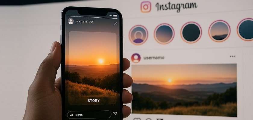 Instagram permet désormais de repartager les Stories publiques