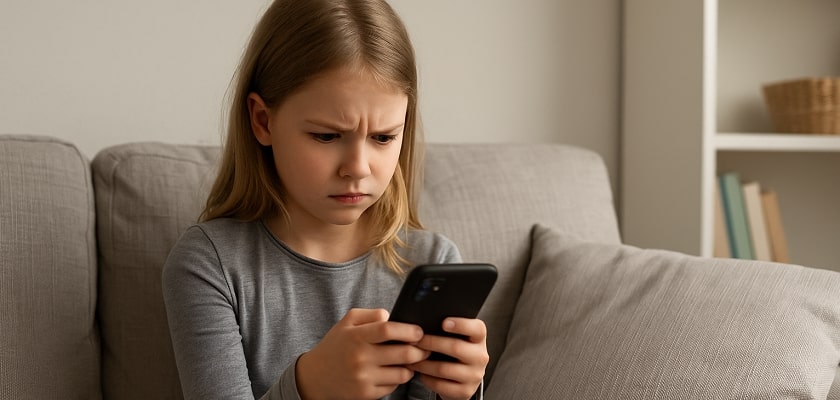Les risques liés aux smartphones chez les enfants de moins de 13 ans