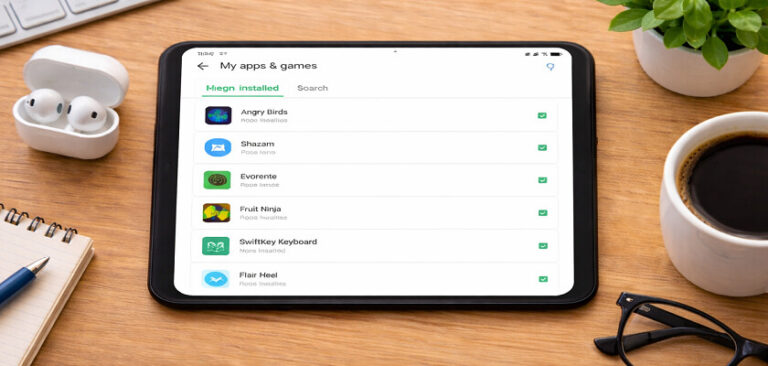 Comment voir l’historique des applications téléchargées sur Android