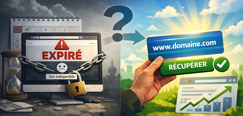 Nom de domaine expiré : est-il encore possible de le récupérer ?