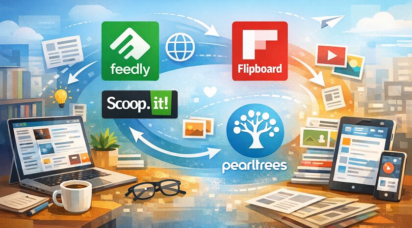 Outils de curation et agrégation de contenu