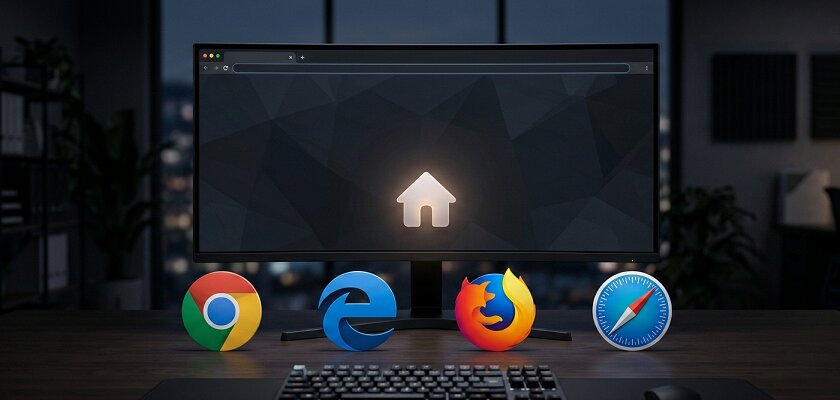 Comment remettre ma page d'accueil comme avant (Chrome, Edge, Firefox, Safari)