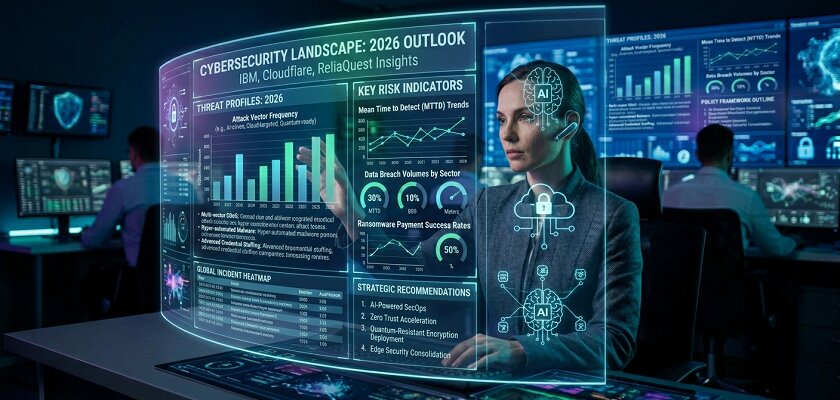 Cybersécurité en 2026 : ce que les rapports IBM, Cloudflare et ReliaQuest révèlent