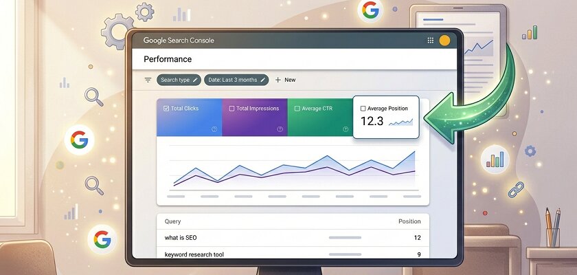 Google Search Console : ce que signifie vraiment la "position moyenne"