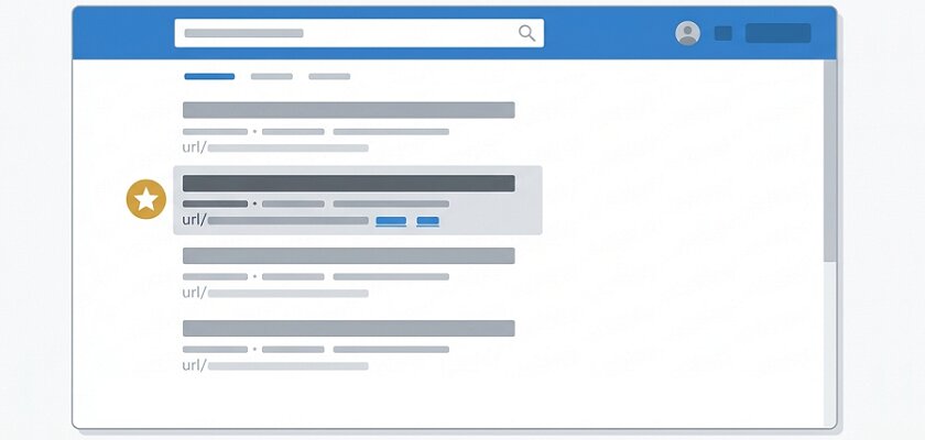 Sources préférées de Google
