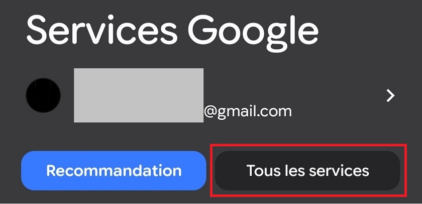 Tous les services