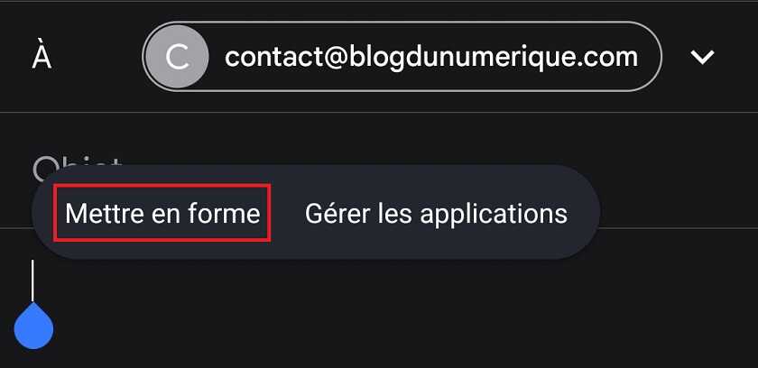 La mise en forme du texte