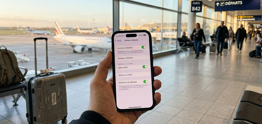 eSIM pour voyager : avantages, limites et installation