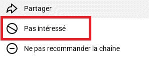 Pas intéressé