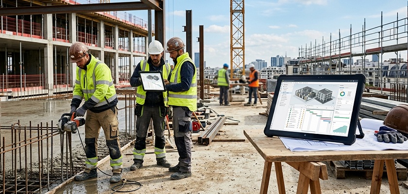 Les meilleurs logiciels de chantier pour entreprises Belges