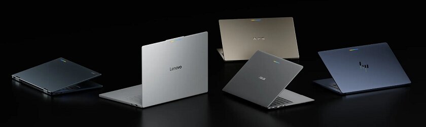 Cinq modèles de Googlebook